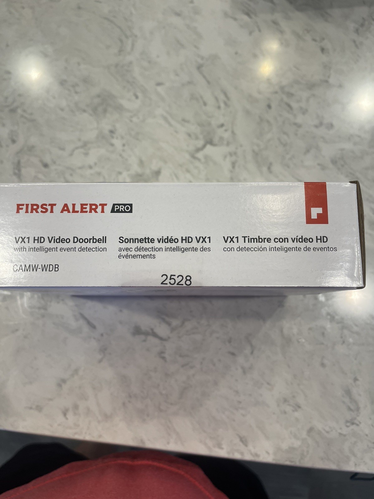First Alert VX1 HD Video Doorbell W/Intelligent Event Detection – CAMW-WDB – NEW