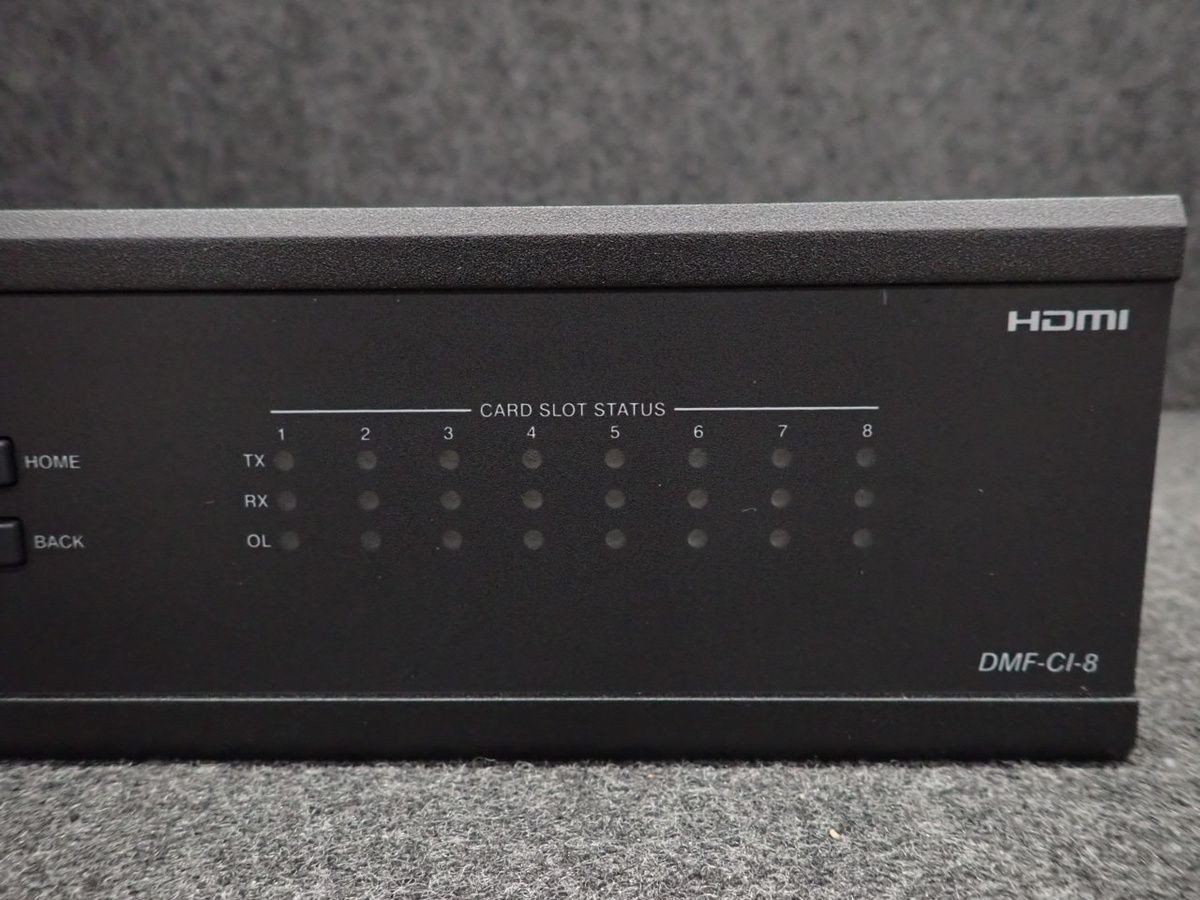 CRESTRON DMF-CI-8 DigitalMedia Card Chassis for DM-NVX-C & DMCF, 8 Slots