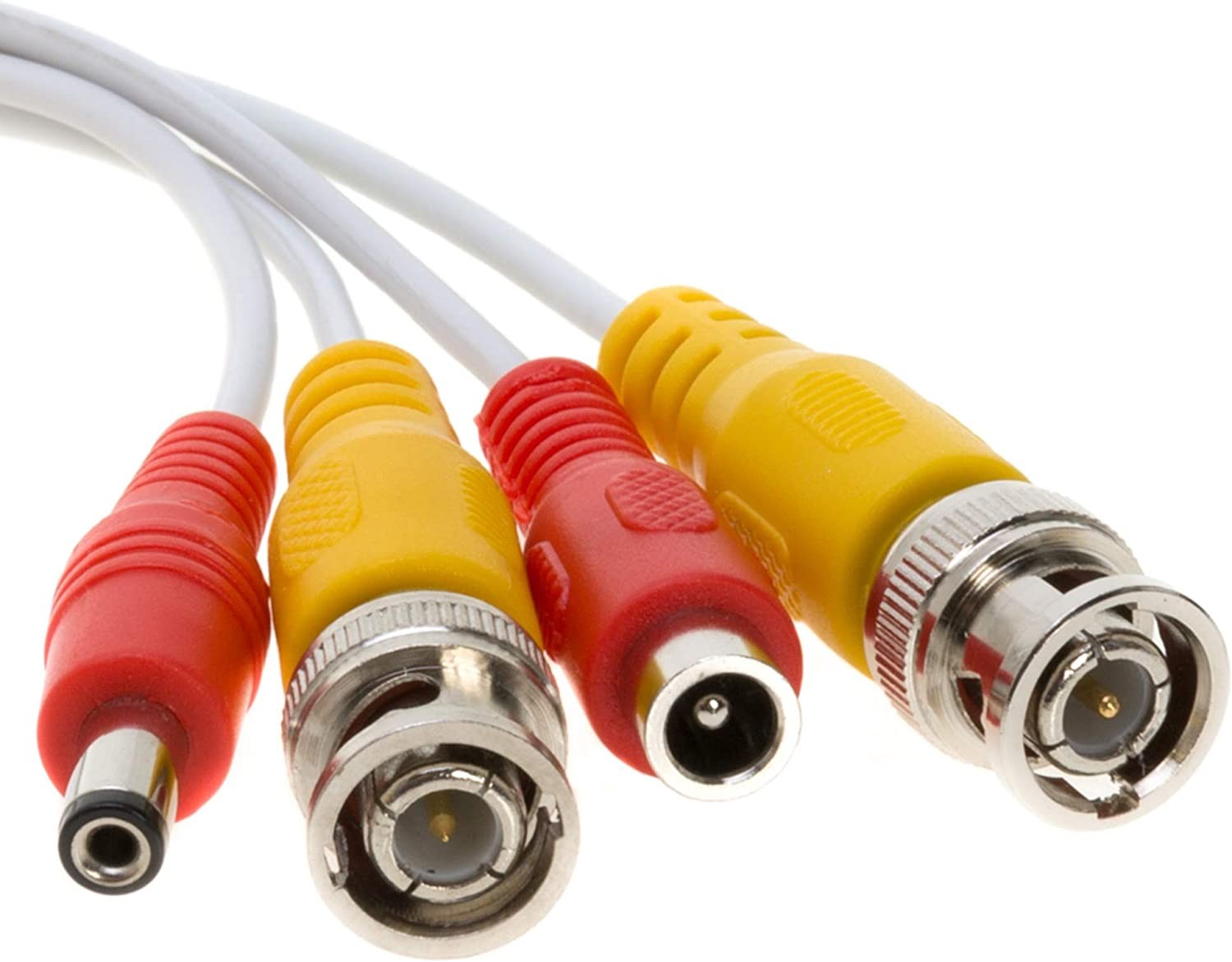 10M BNC Monitoring Cable White (White)