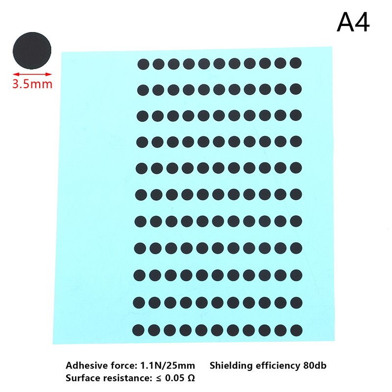 Black Conductive Rubber Pads Keypad Repair Kit For Remote Conductive Buttons