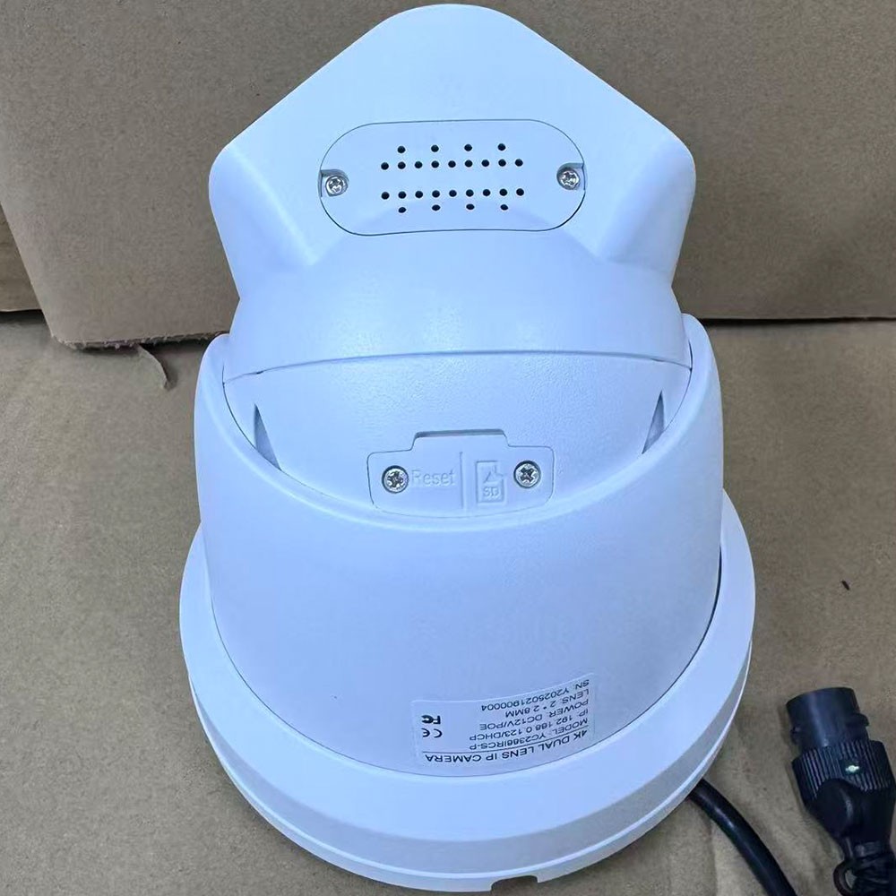 VIKYLIN 4K 8MP 180° Angle IR Color IP Camera Dual lens 8CH 8POE NVR System Lot