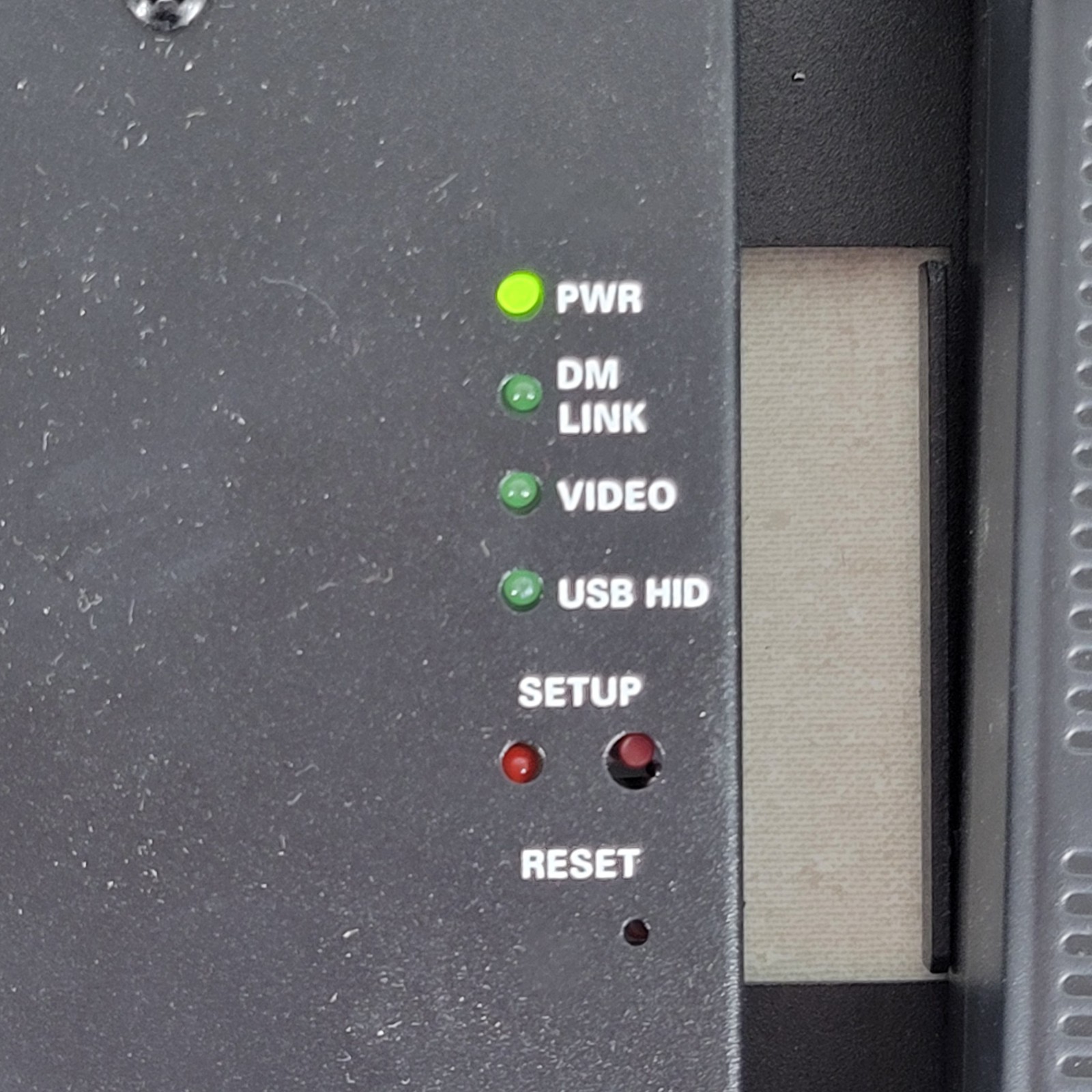 Crestron DM-RMC-200-C DM 8G+ Receiver Room Controller HDMI w/ Power Supply