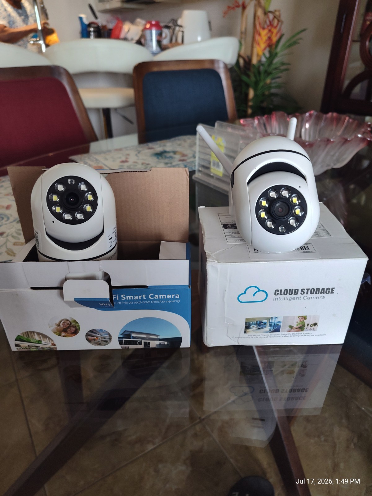 Security Camera Wireless 2.4G WiFi Smart Home outdoor Night Vision Wired Camset