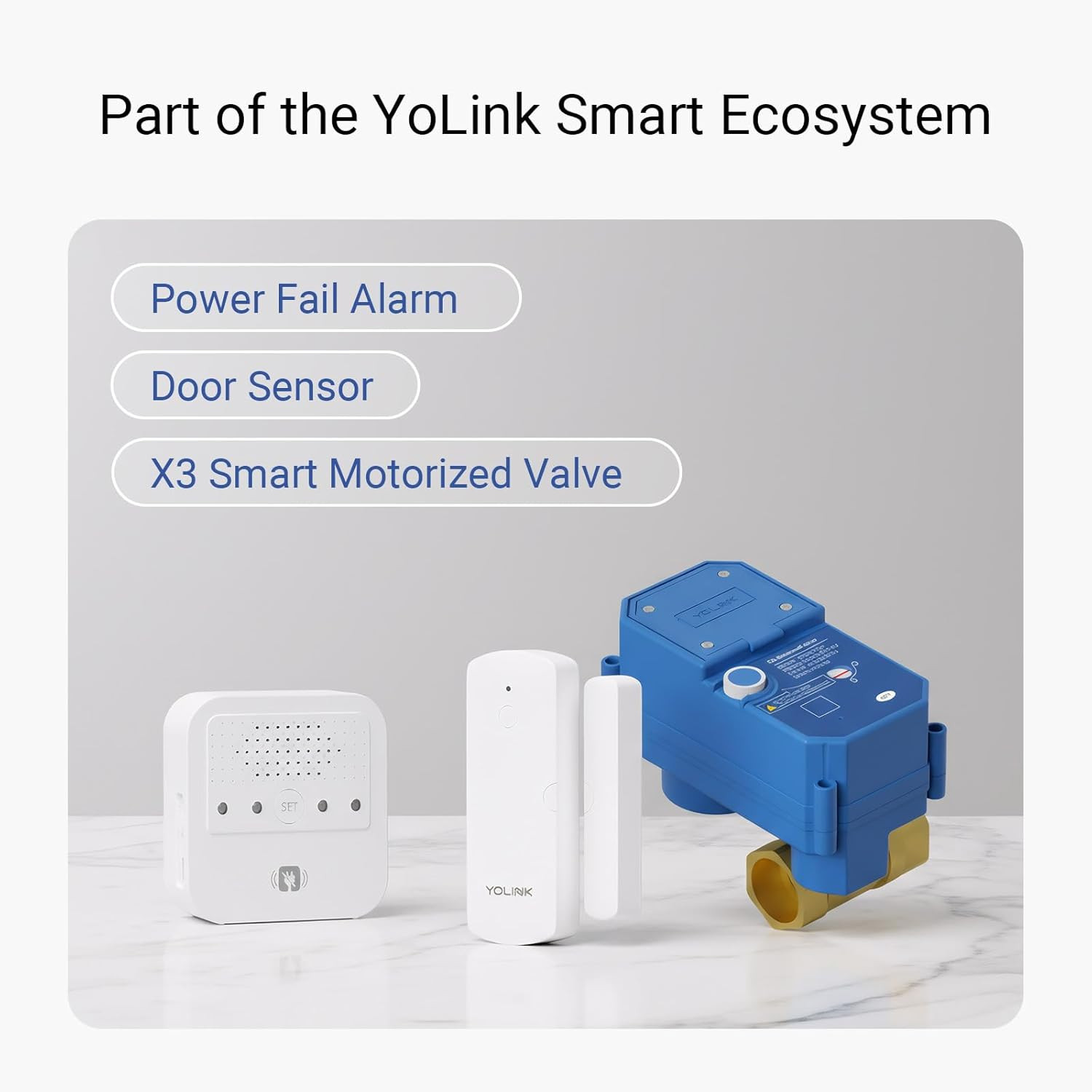 Water Leak Starter Kit: Hub + 4 Leak Sensor 1 (Silent), Lora Long-Range, App/…