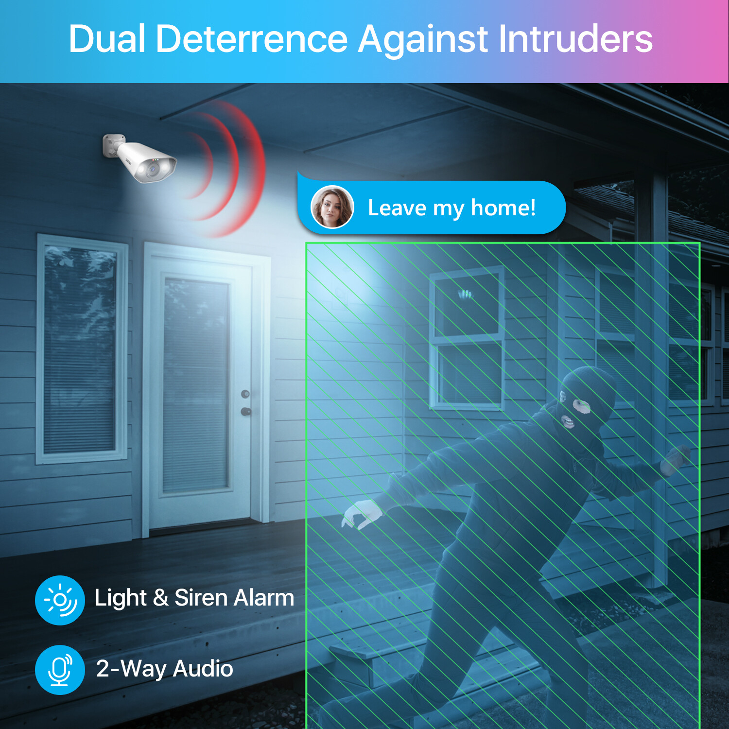 ZOSI 8CH 4K 5MP/8MP POE Security Camera System NVR CCTV Audio AI Detect IR Night