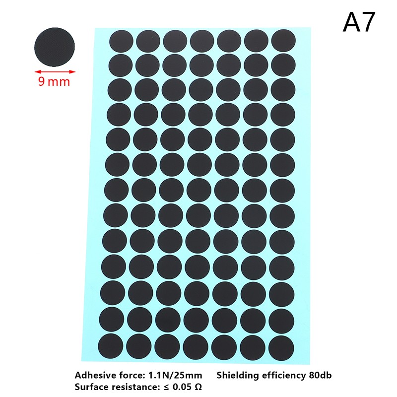 Black Conductive Rubber Pads Keypad Repair Kit For Remote Conductive Buttons