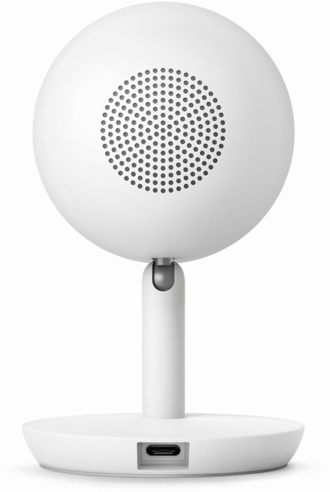 Nest Cam IQ – Indoor Security Smart 1080P HD Camera – White (Cable Incl)