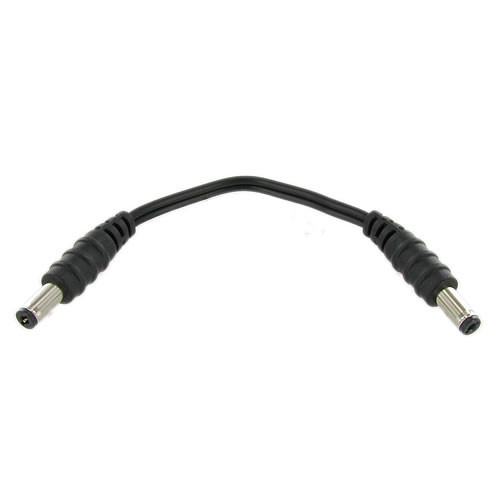 6 inch Male to Male 2.1mm x 5.5mm Plug DC Power Adapter Cable 18GA CCTV Camera