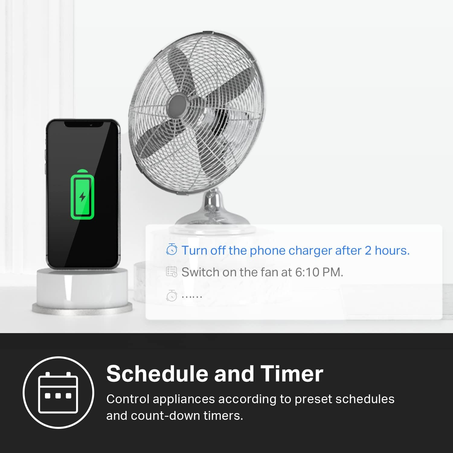 Kasa Smart Plug, Matter Compatible, Energy Monitoring, Compact Design, 15A/1800W