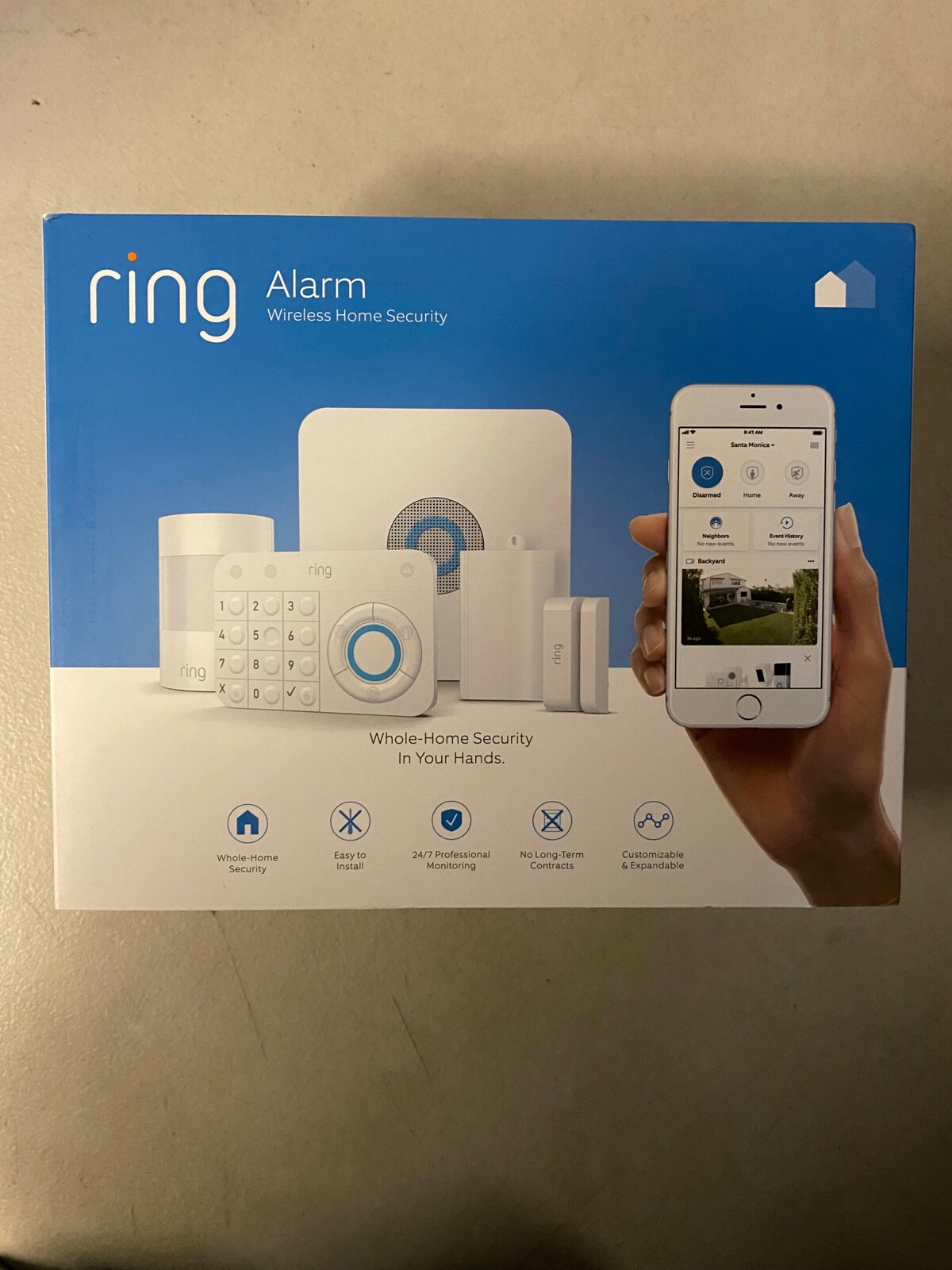 NEW * Ring Alarm 5 Piece Kit (1st Gen) Home Security System. Works with Alexa
