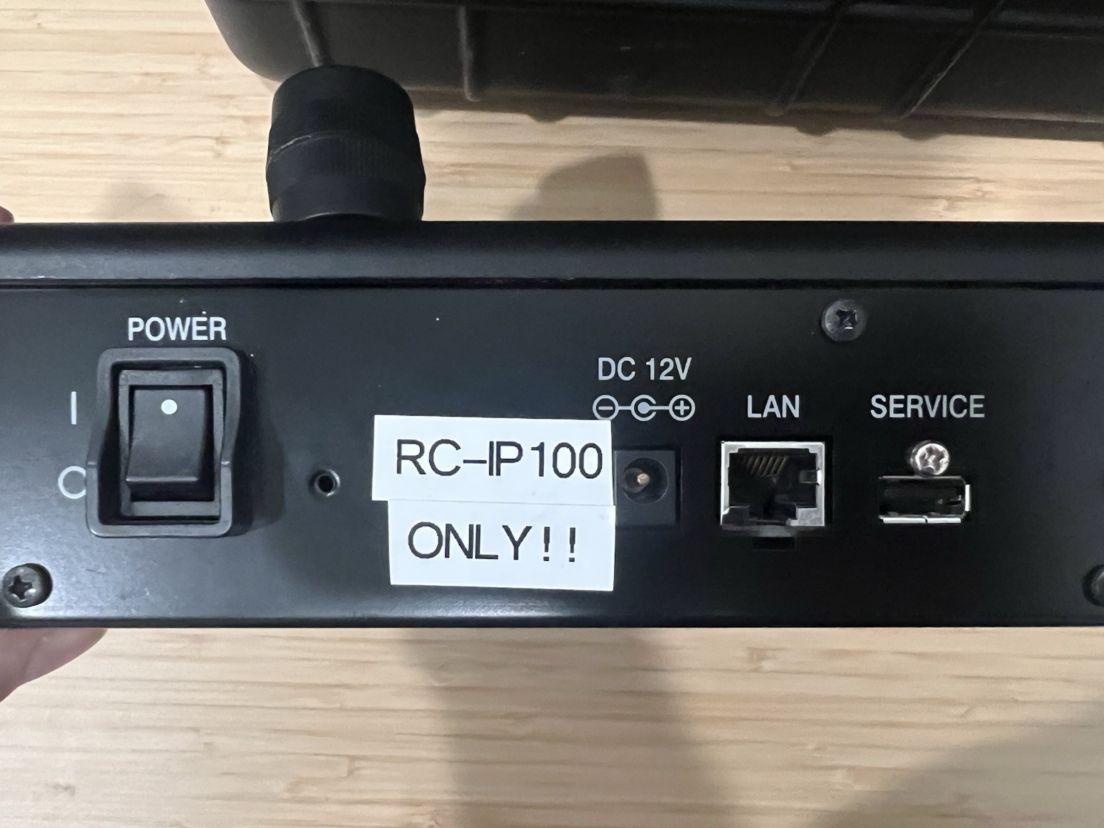 Canon RC-IP100 Remote Camera Controller Black Touch Screen Joystick Zoom Presets