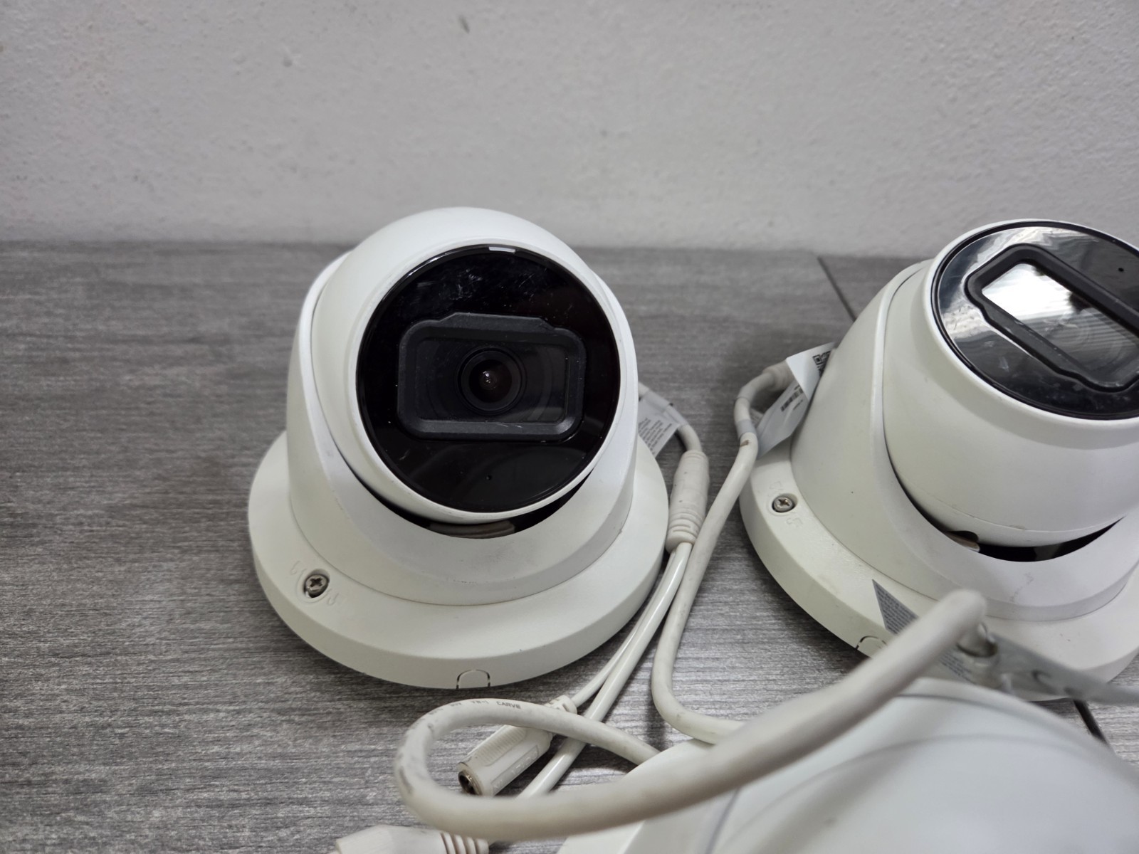 Lot of 3 Turret IP Camera 4MP 2.8mm – HNC3IV341TM-IRAS/28 Incomplete Untested