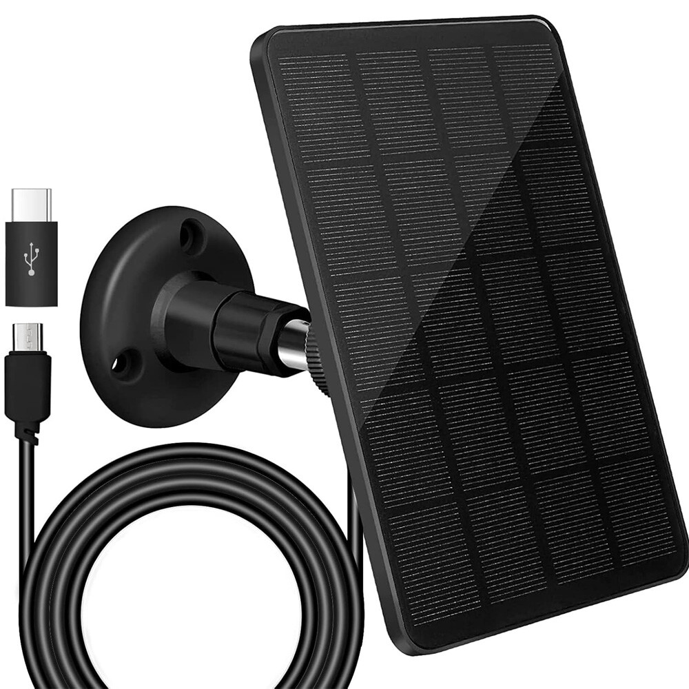 3W Solar Panel Charge for Eufy Eufycam Cam E/2C/E/2 Pro Camera with 9.8Ft Cable