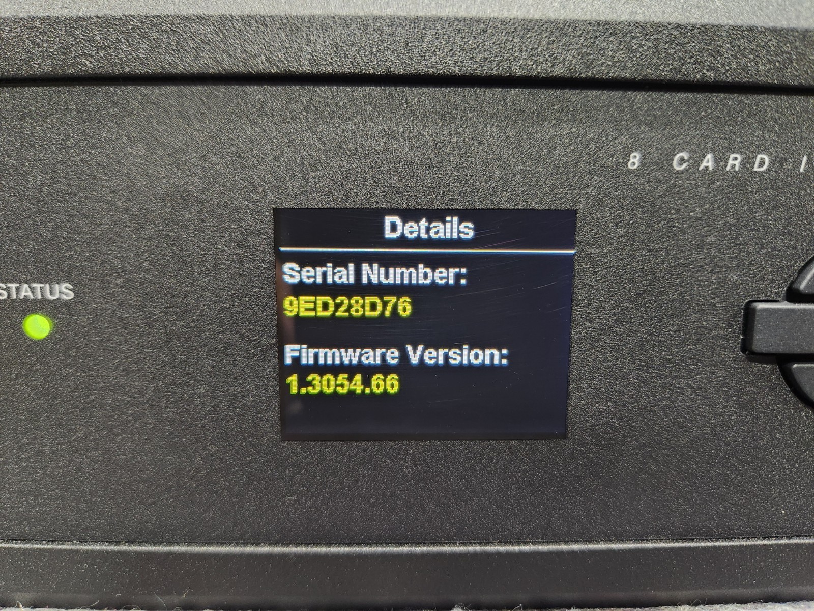 Crestron DMF-CI-8 DigitalMedia 2U Rackmoun 8-Slot Card Chassis for DM-NVX-C DMCF