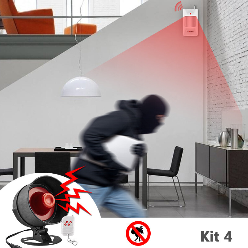 Home Alarm System Wireless Garage Security Burglar Anti-theft Door Sensor Detect