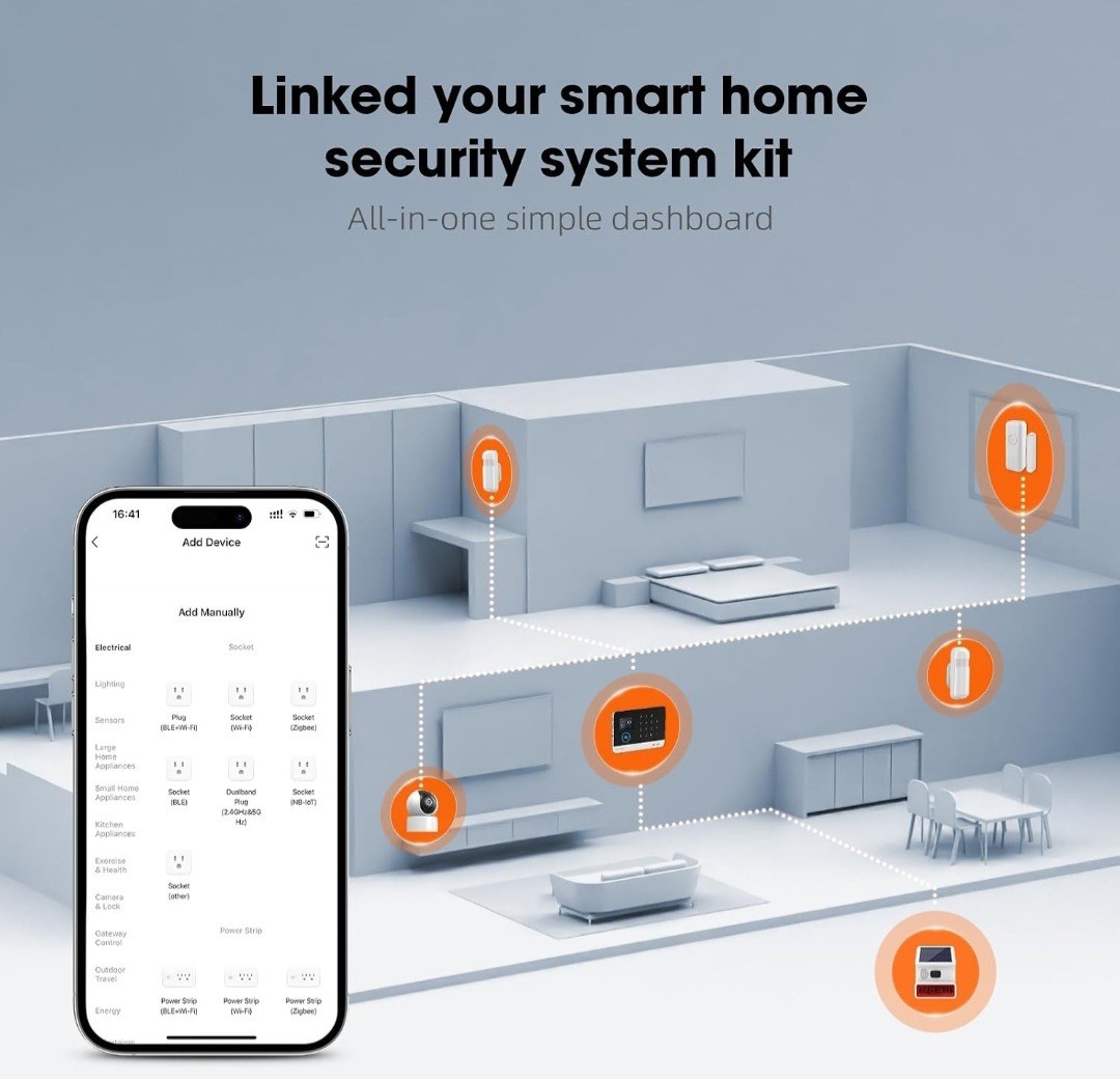 Wireless WiFi Home Security System New
