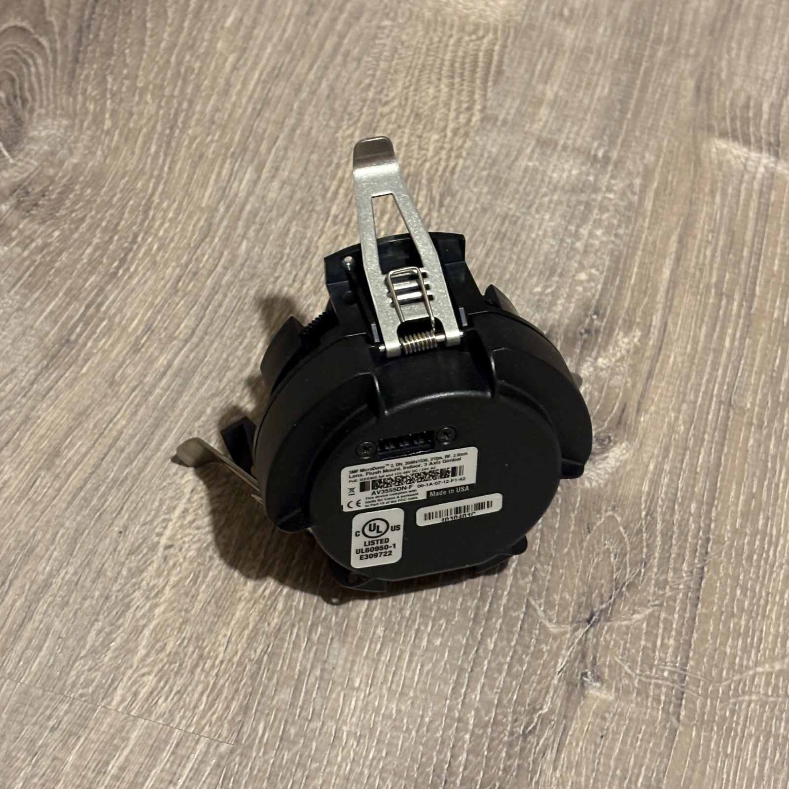 Arecont Vision AV3555DN-F MicroDome G2 3MP IP Camera PoE 2.8mm
