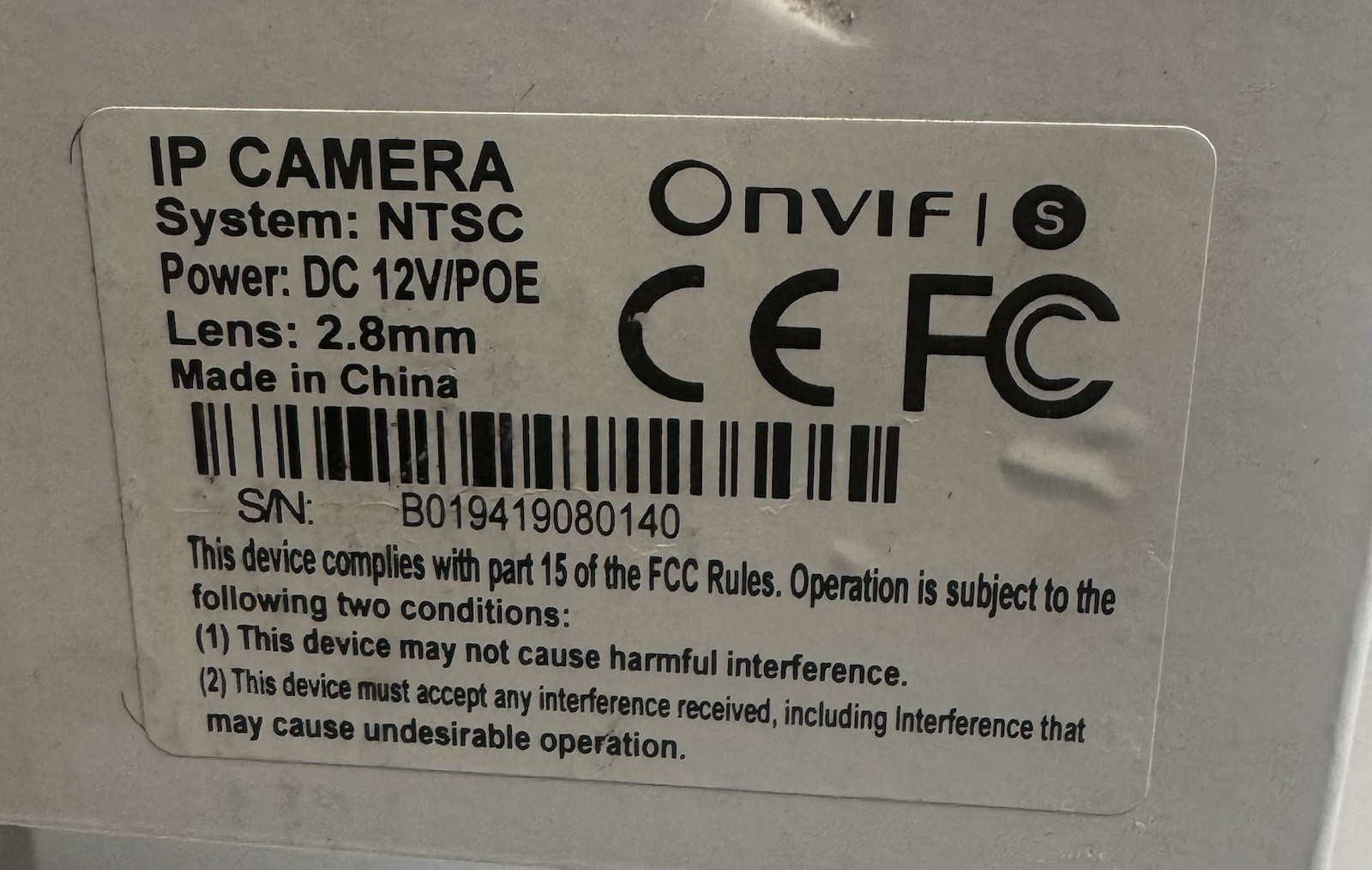 Lot of 8 Generic HD IP Security Cameras ONVIF Compatible POE/DC 12V New/Open Box