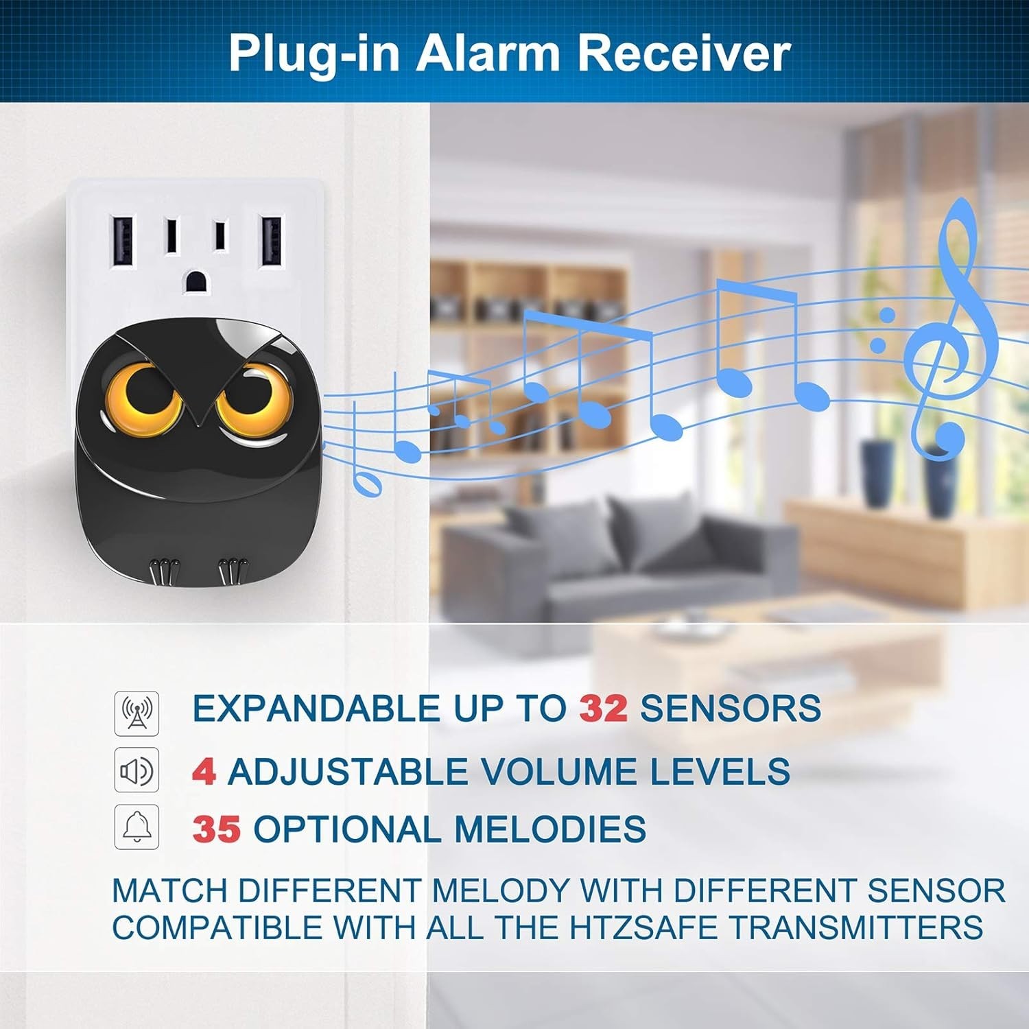 Wireless 1/2 Mile Motion Detector with 2 Sensors – Ideal for Property Protection