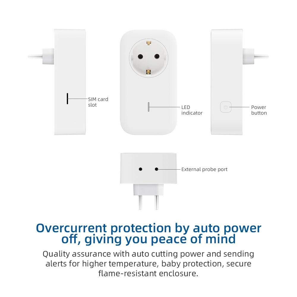 Smart Plug Wifi Remote Control Outlet Alexa & IFTTT, Energy Monitoring and Timer