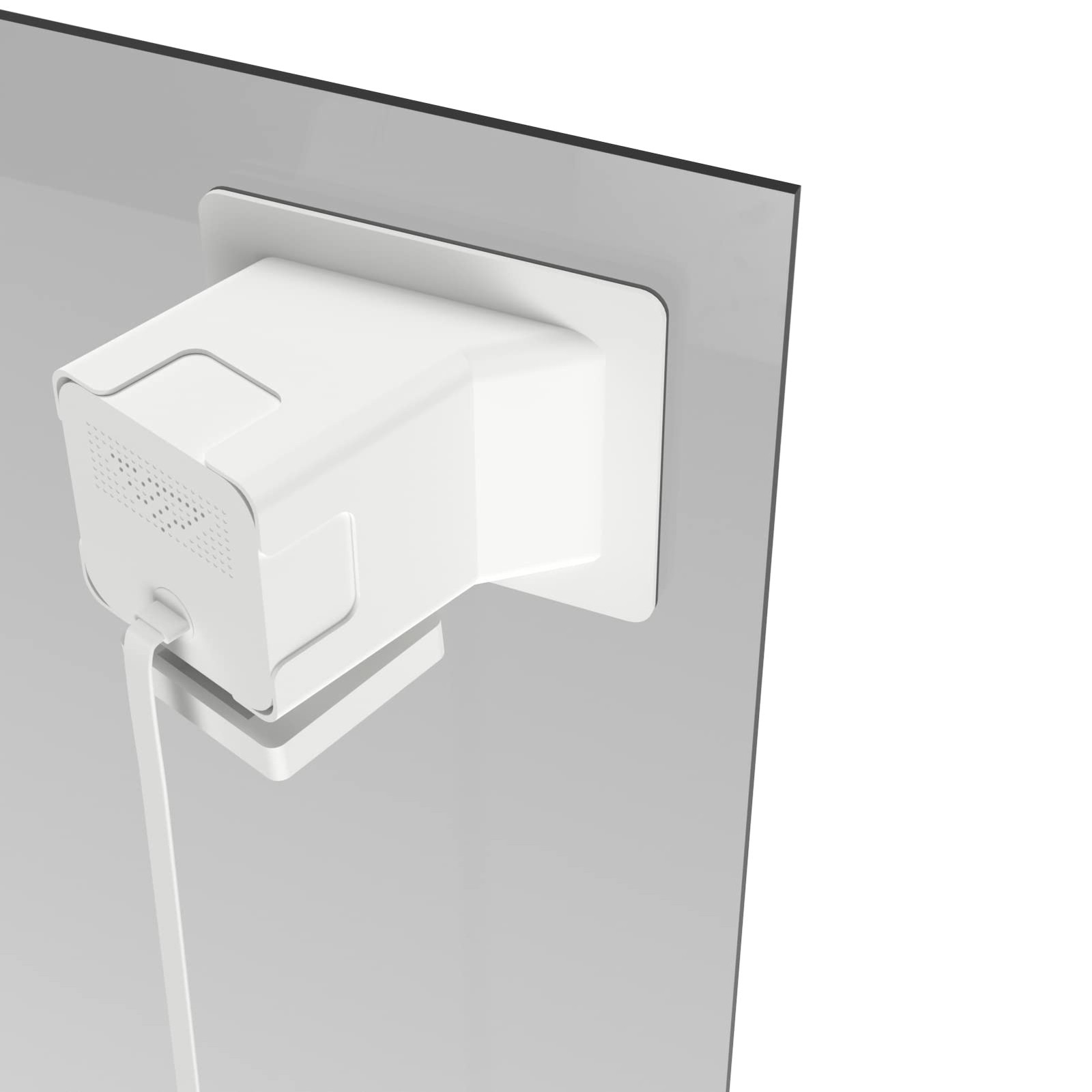 Teccle Angled Window Mount Mount, white/Pack of 1(not included Camera)