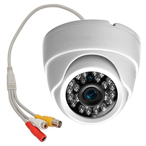Vanxse® CCTV 24ir Leds 1/3 CCD 800tvl Indoor Dome Audio Camera D/n Security