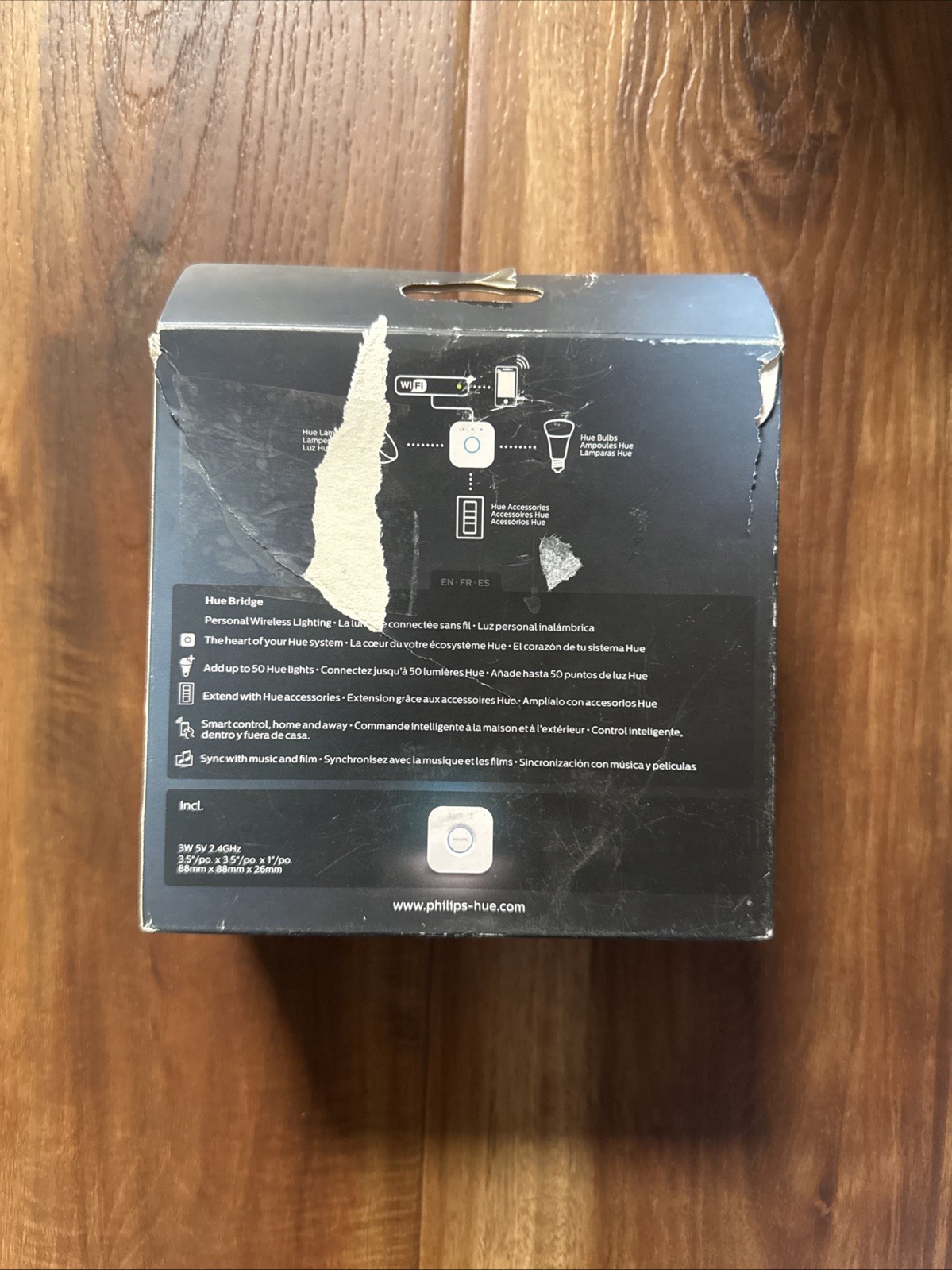 Philips Hue Gen 2 Bridge Control System – 458471 – 324131201801 w/ Power Supply