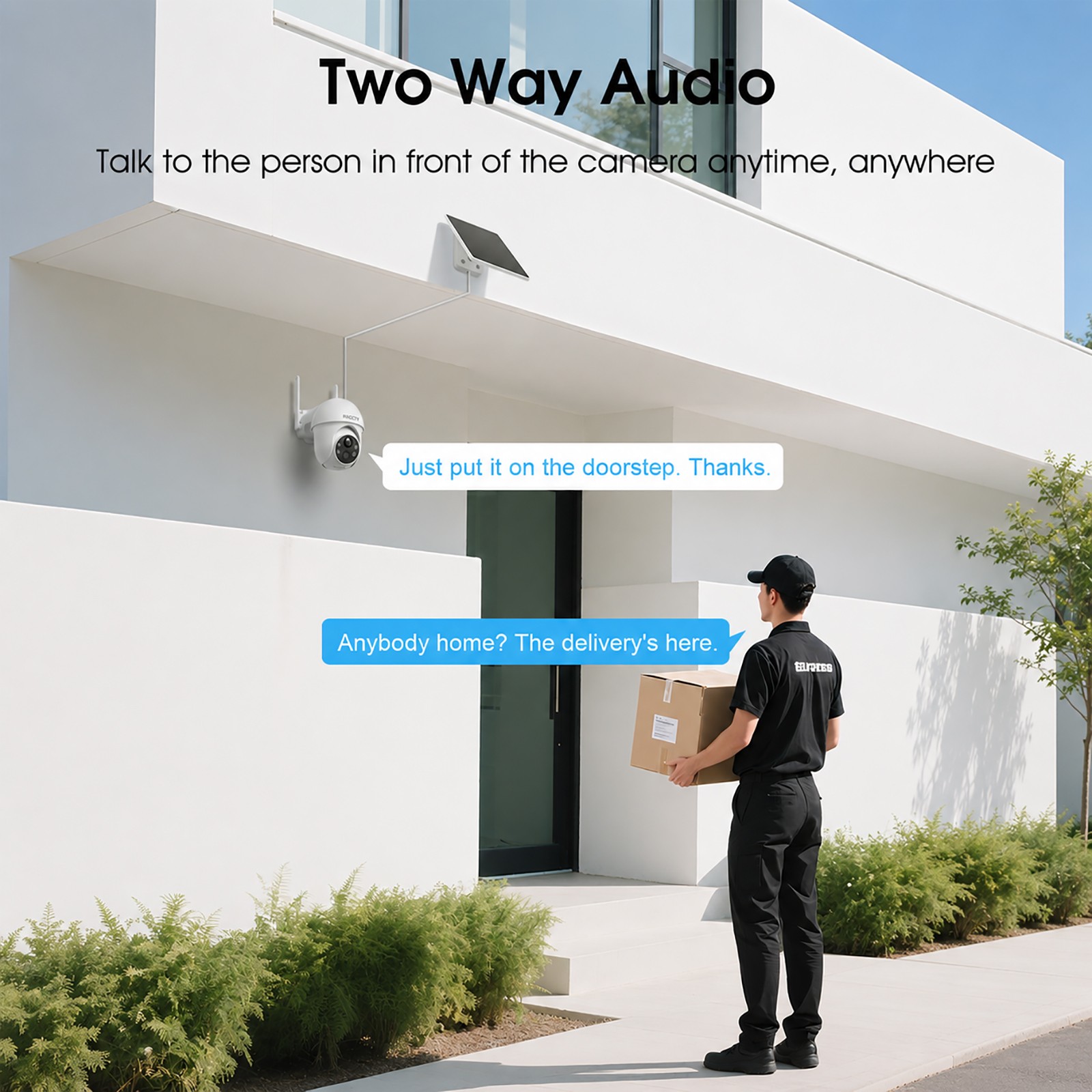 ARCCTV 4MP Solar Security Camera Wireless Outdoor Pan/Tilt WiFi 2.4G/5G WiFi Cam