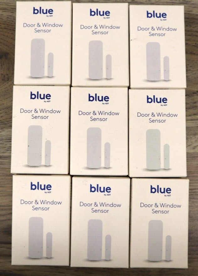🌟BLUE by ADT LOT OF 9 NIB SSH1R0-29 Security Door and Window Sensors🌟