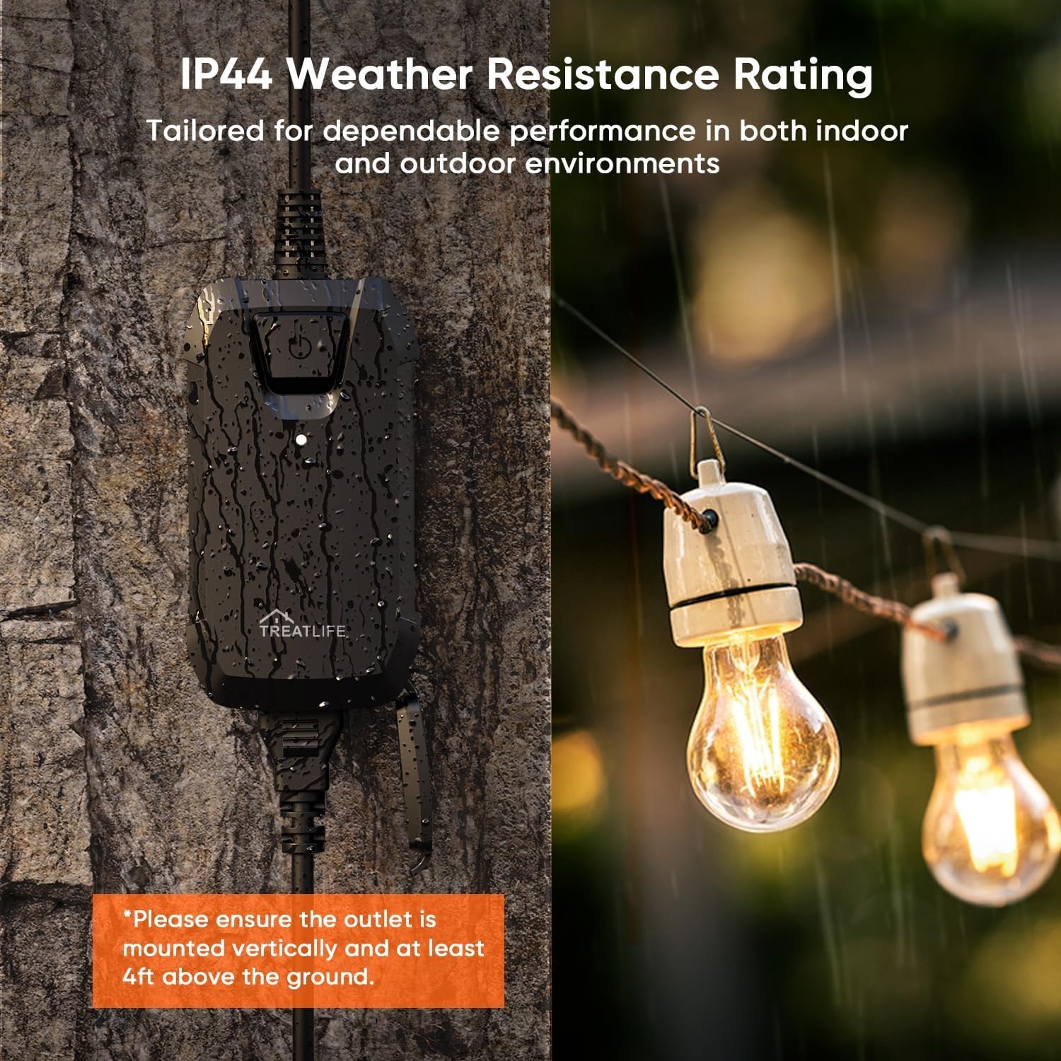 Voice-Controlled Smart Dimmer Plug – Customizable Outdoor Lighting Solution