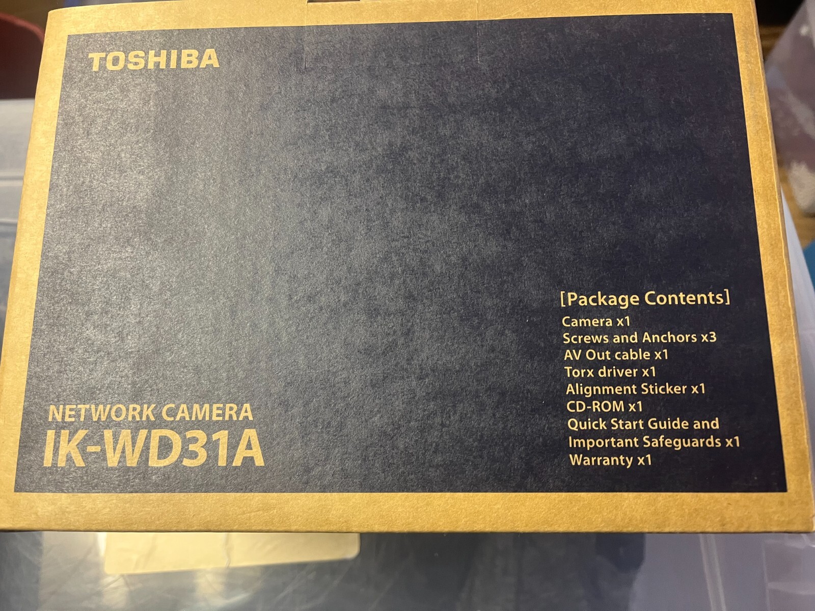 Toshiba IK-WD31A 3.1MP Network Dome Camera with Night Vision 3 axis Remote NIB
