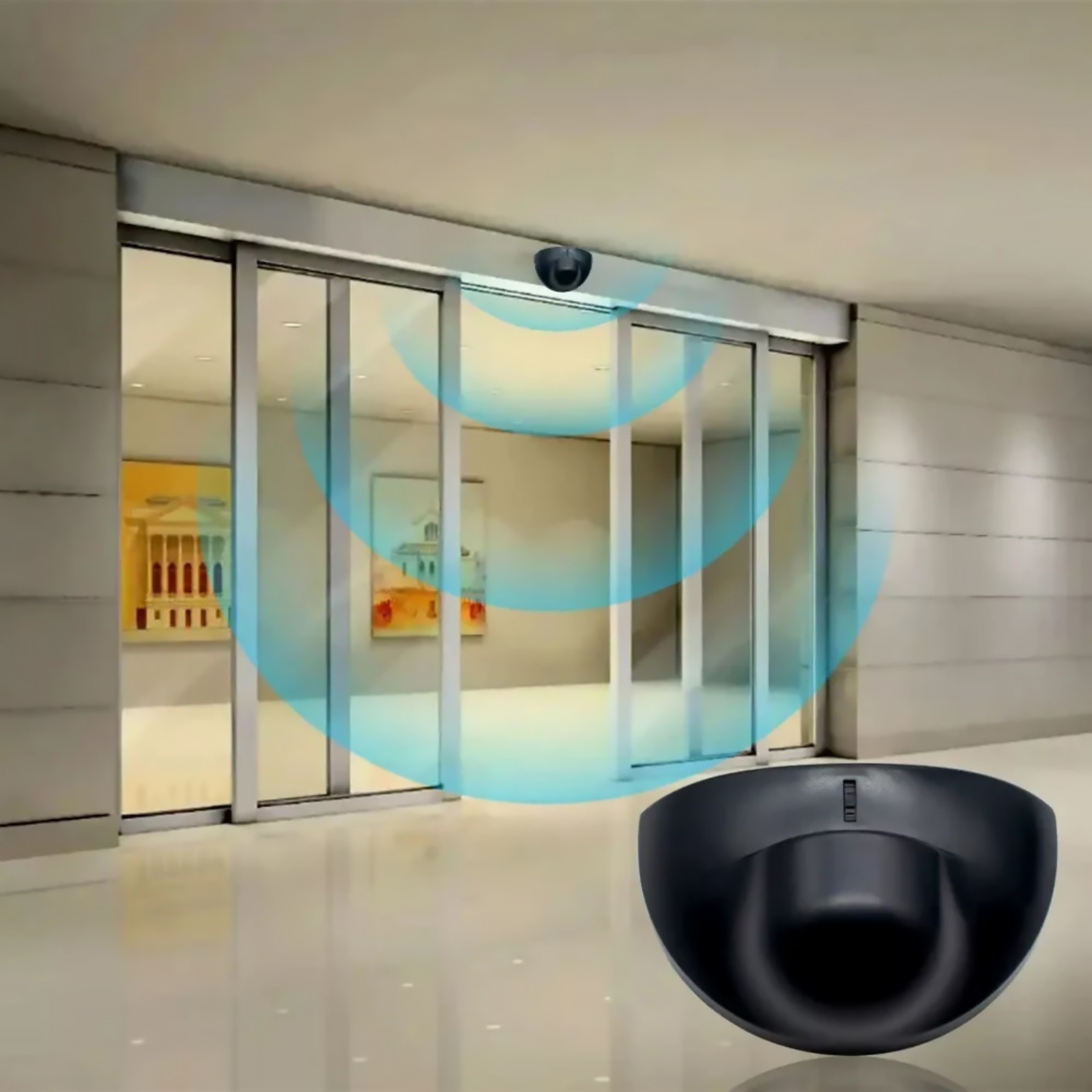 ABS 24.125GHz Human Inductive Motion Microwave Radar Sensor For Automatic Door