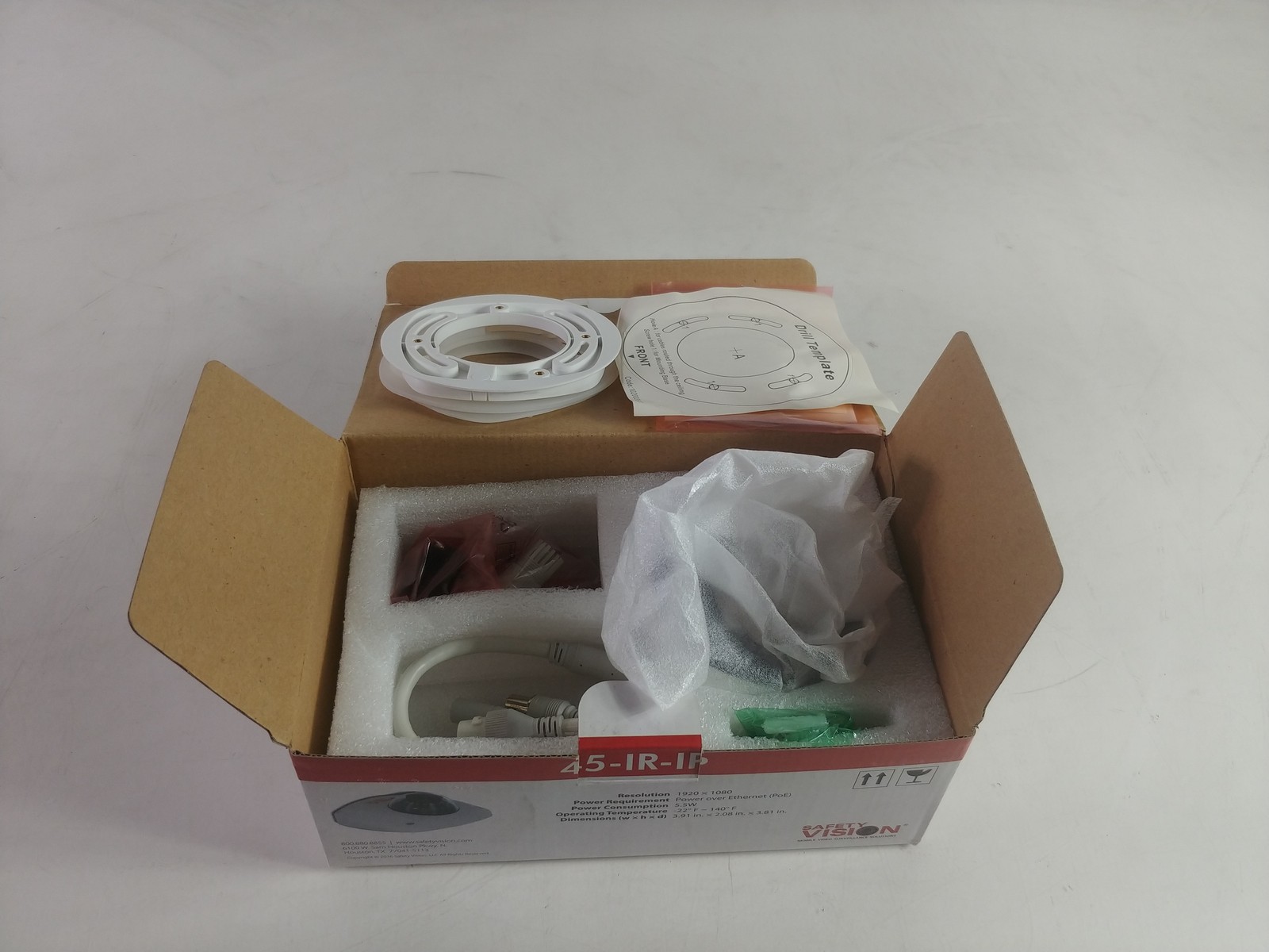 New SAFETYVISION 45-4.0IR-IP 45 SERIES INTERIOR CAMERA