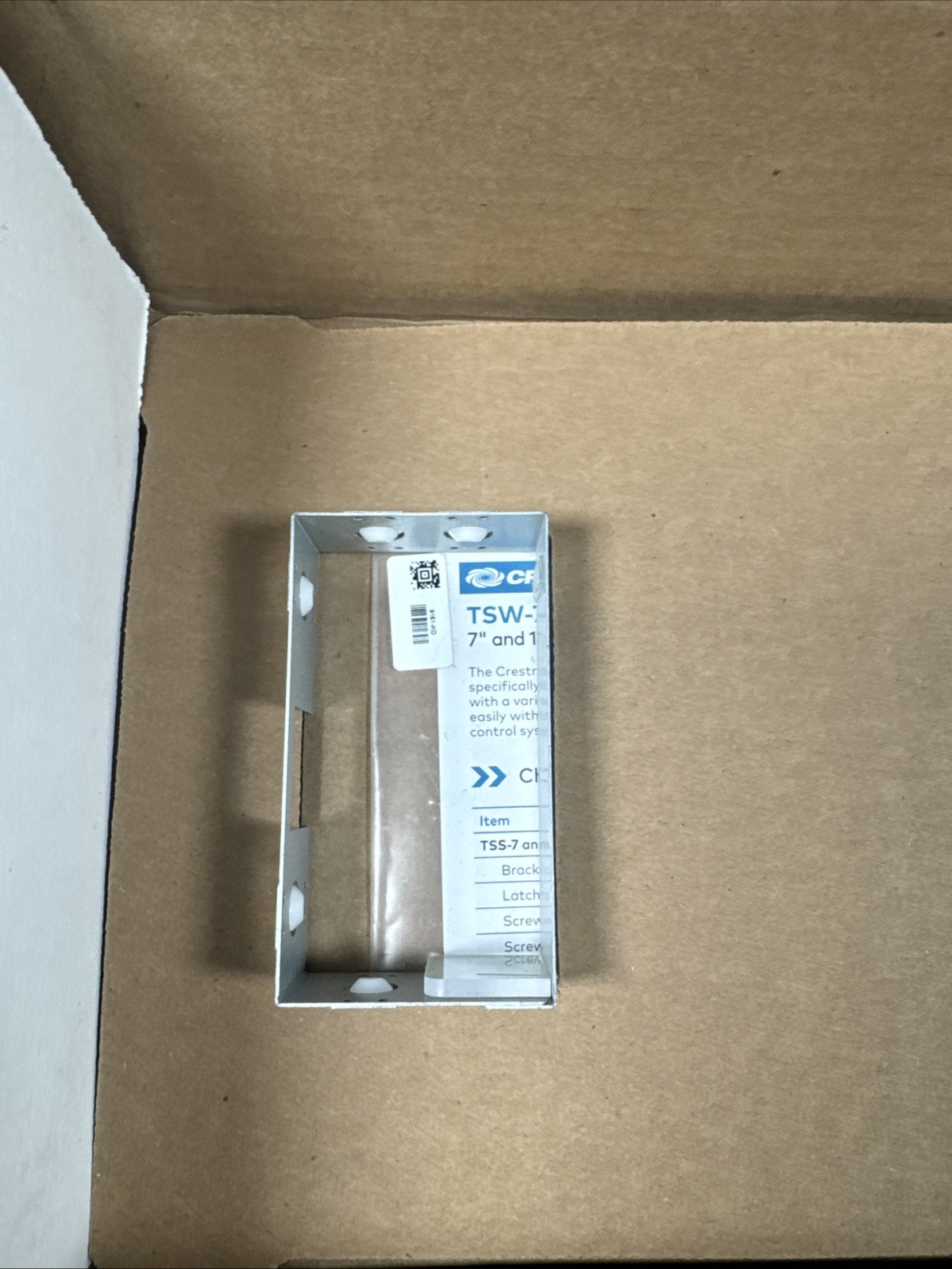 Crestron TSW-760-B-S 7 inch Wall Mount Touchscreen Black