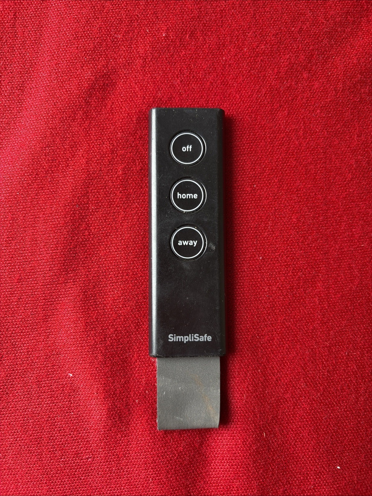 (H) SimpliSafe Key Fob Remote SSKF3 KF3B Black Security System