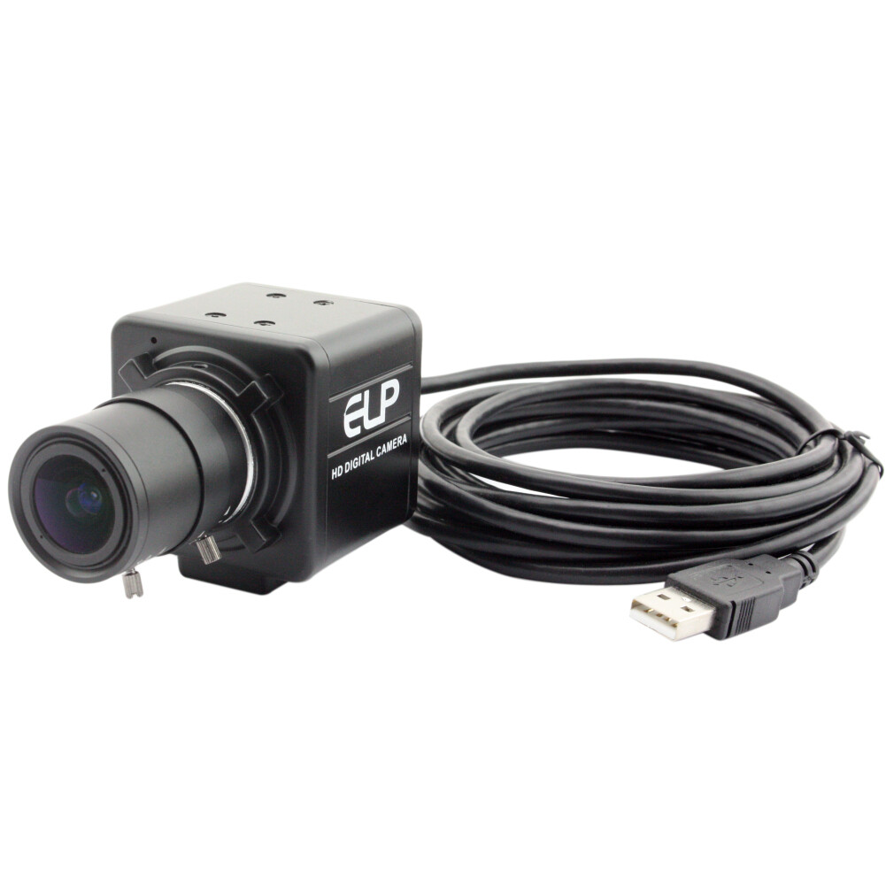 Varifocal Lens USB Webcam Mini Camera 2.8-12mm 4K HD Sony IMX317 USB with Camera
