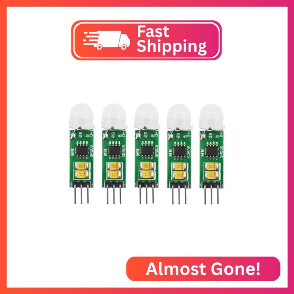 XINGYHENG 5Pcs HC-SR505 Micro Body Sensing Module PIR Motion Detector Switch Mod
