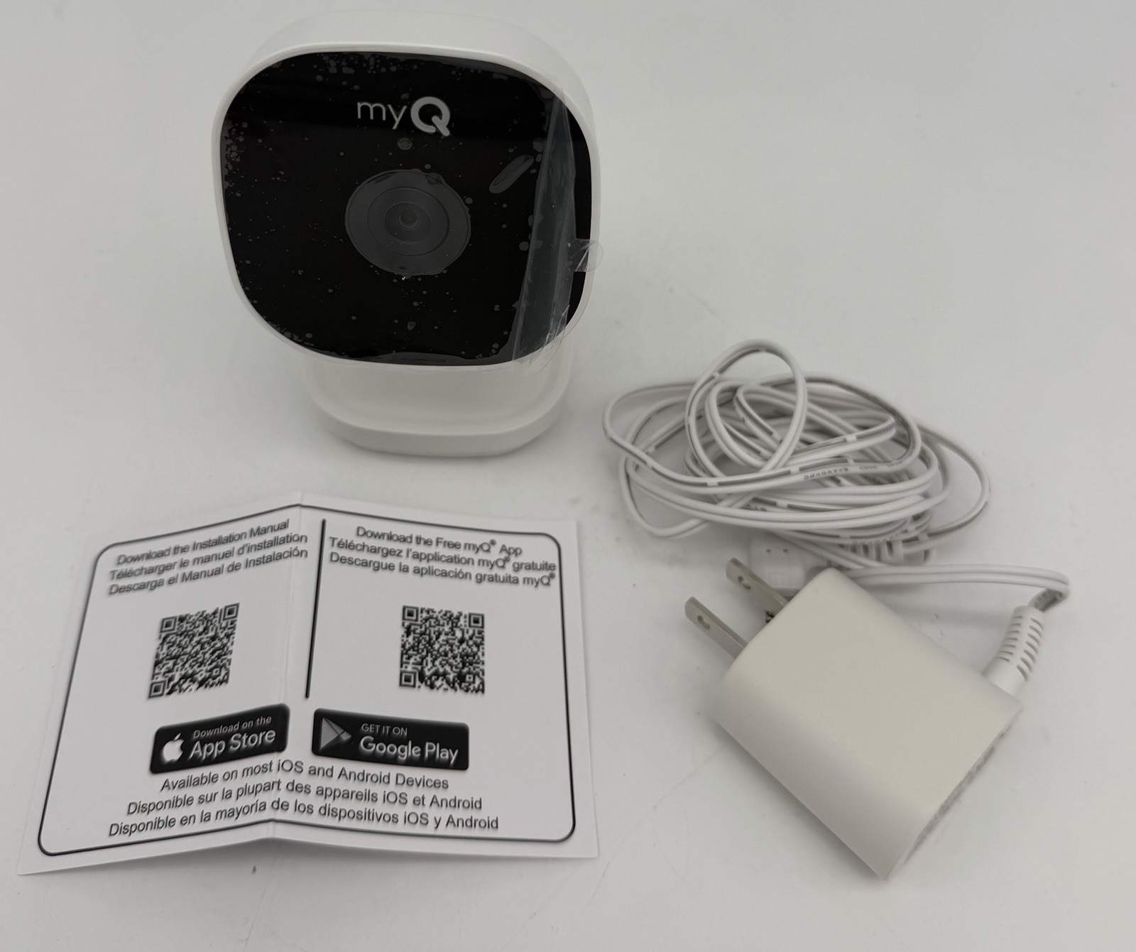 myQ Smart Garage HD Camera – Wifi Enabled – myQ Smartphone Controlled – Two Way