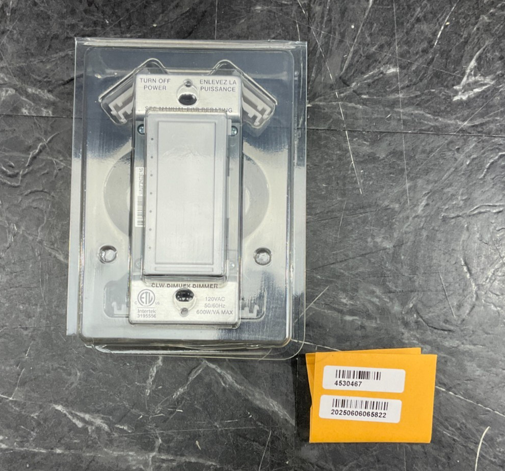 Crestron Cameo In Wall Universal Phase Dimmer white smooth CLW-DIMUEX-P-W-S