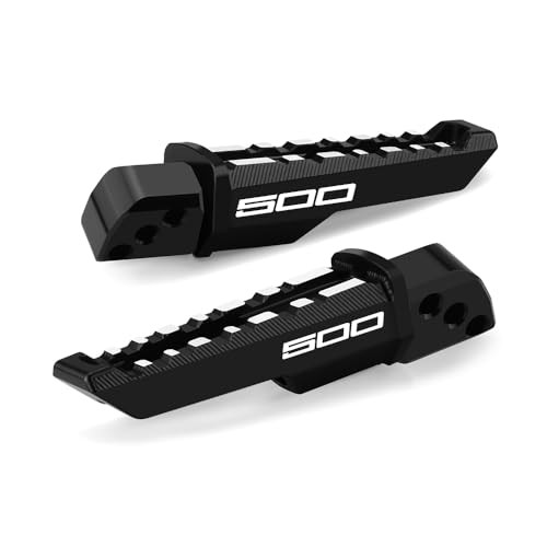Motorcycle Rear Foot Pegs Compatible With Ninja 500 ABS/ABS SE/KRT black