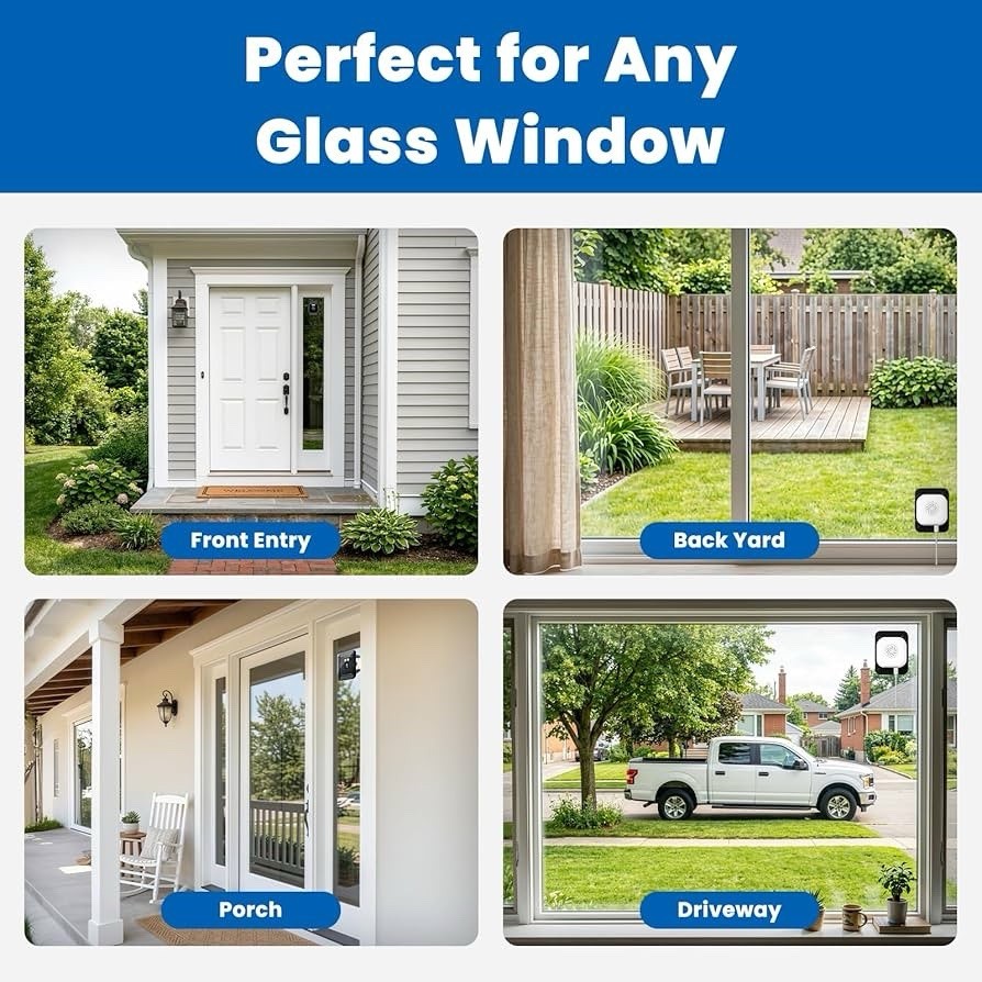 Indoor Window Camera Adjustable Mount, Easy to Install Window Bracket