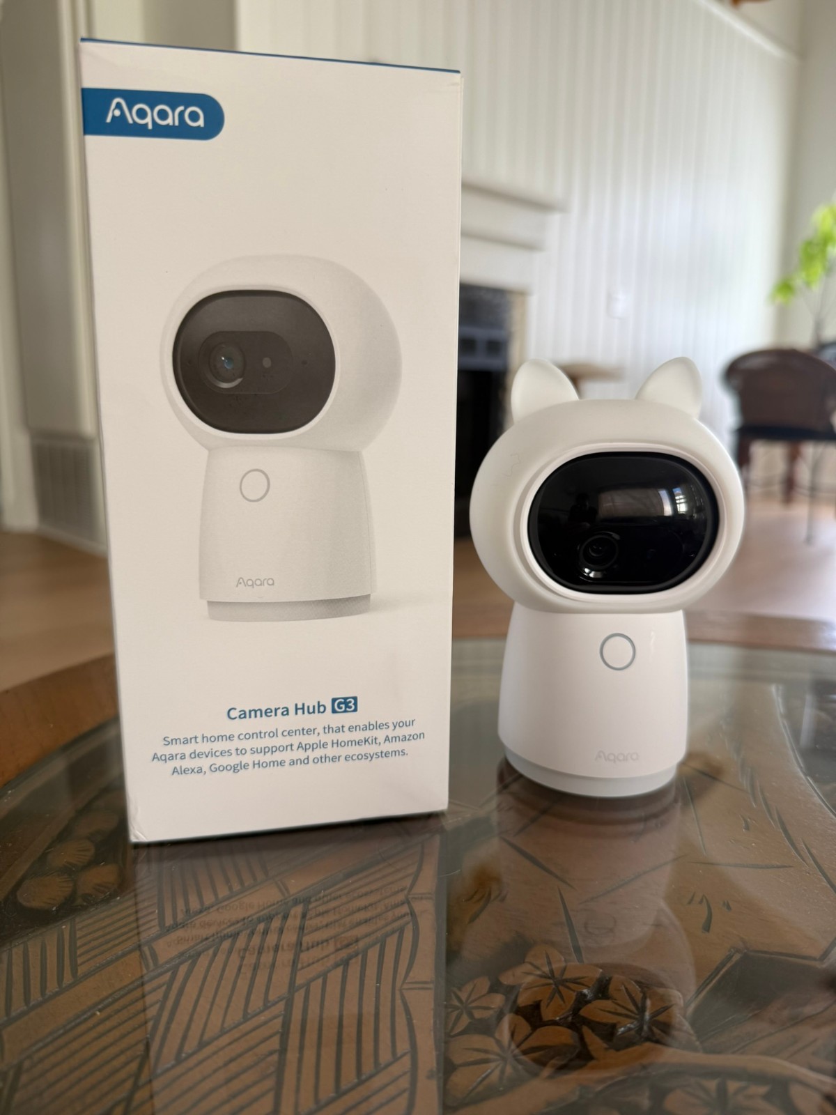 AQARA Camera Hub G3 Zigbee Gateway CH-HO3, 2K resolution, 360 Pan & tilt