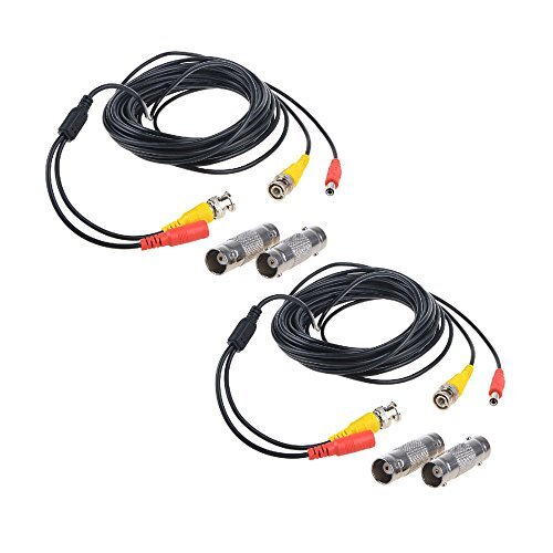Video & Power 25 Feet Cable Cord For Night Owl HD CCTV Security Camera BNC