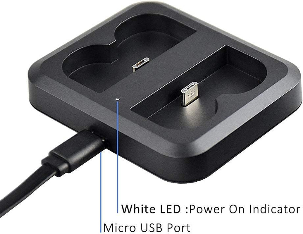 Battery Charger for Ring Rechargeable Battery,Dual Ring Battery Charger Station