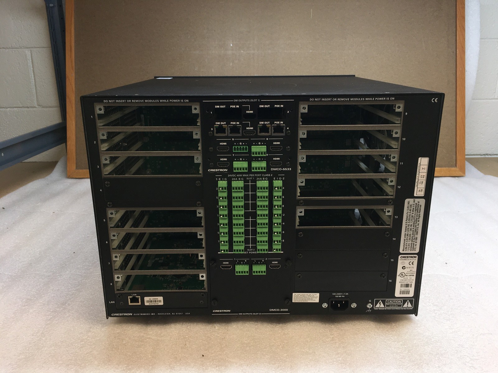 Crestron DM-MD16X16 Digital Media Switcher Chassis DTS-HD HDMI