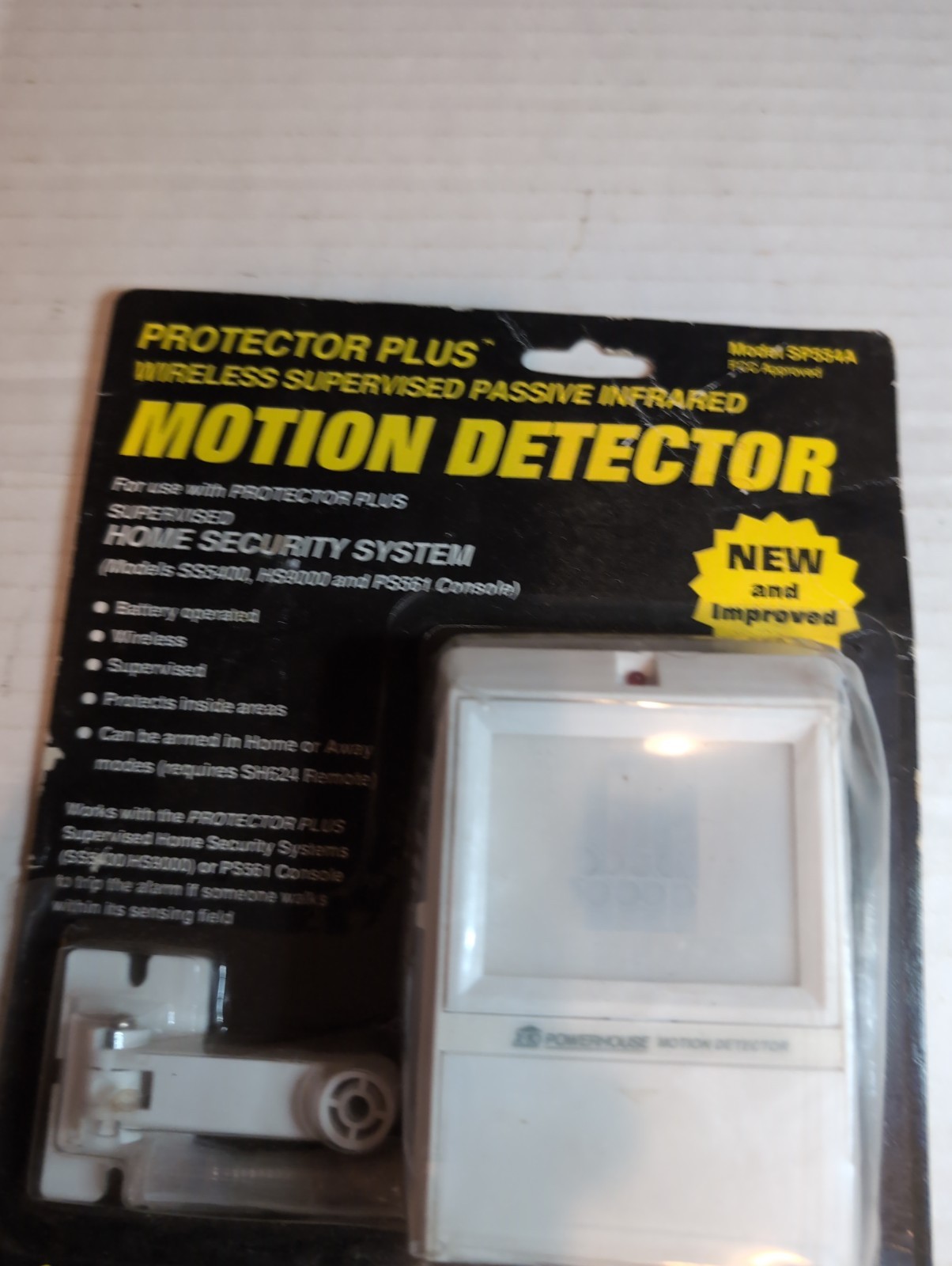 Powerhouse X-10 SP554A Home Security Wireless Passive Infrared Motion Detector