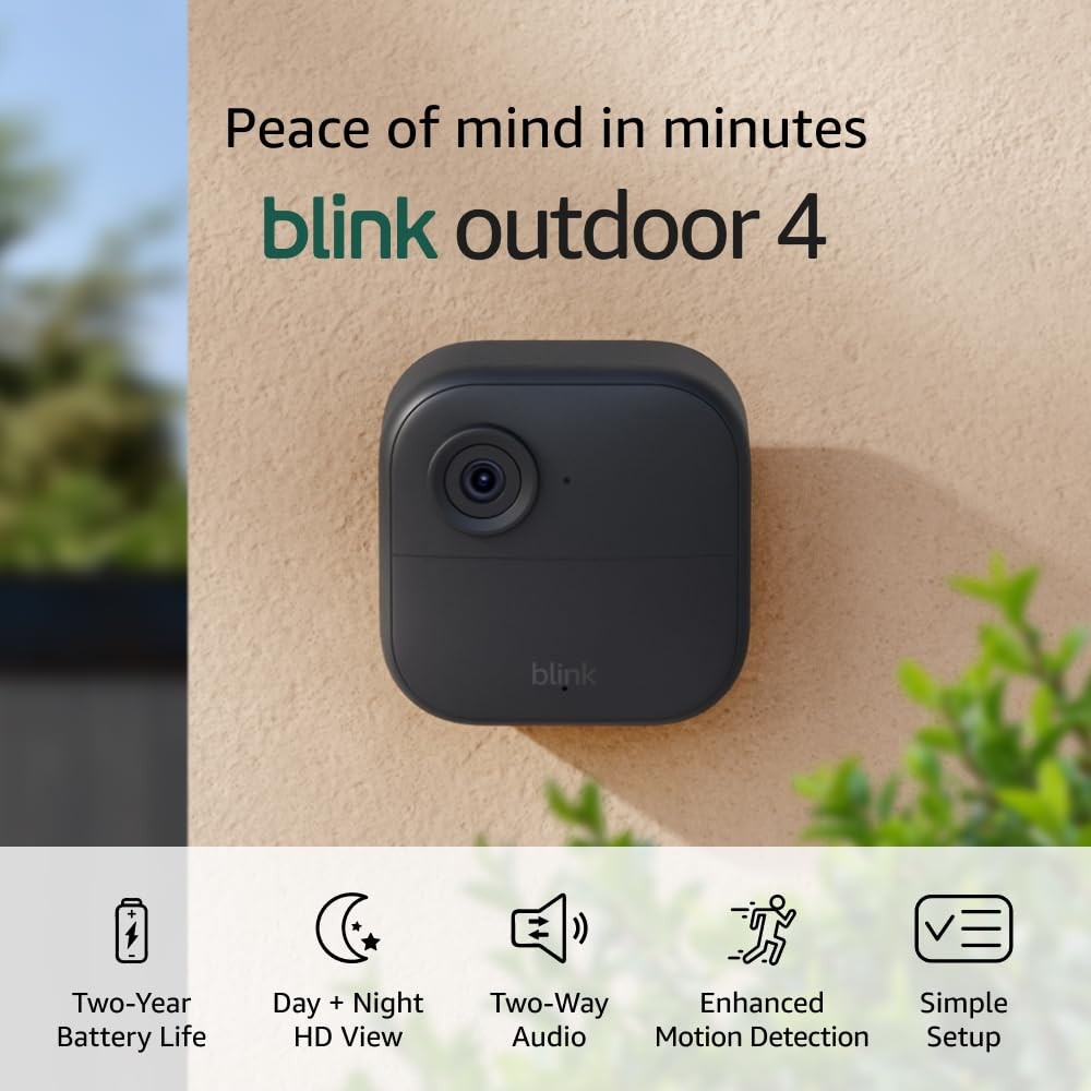 BLINK OUTDOOR 4 Wireless Smart Security Camera (1-Cam, Sync Module Core)