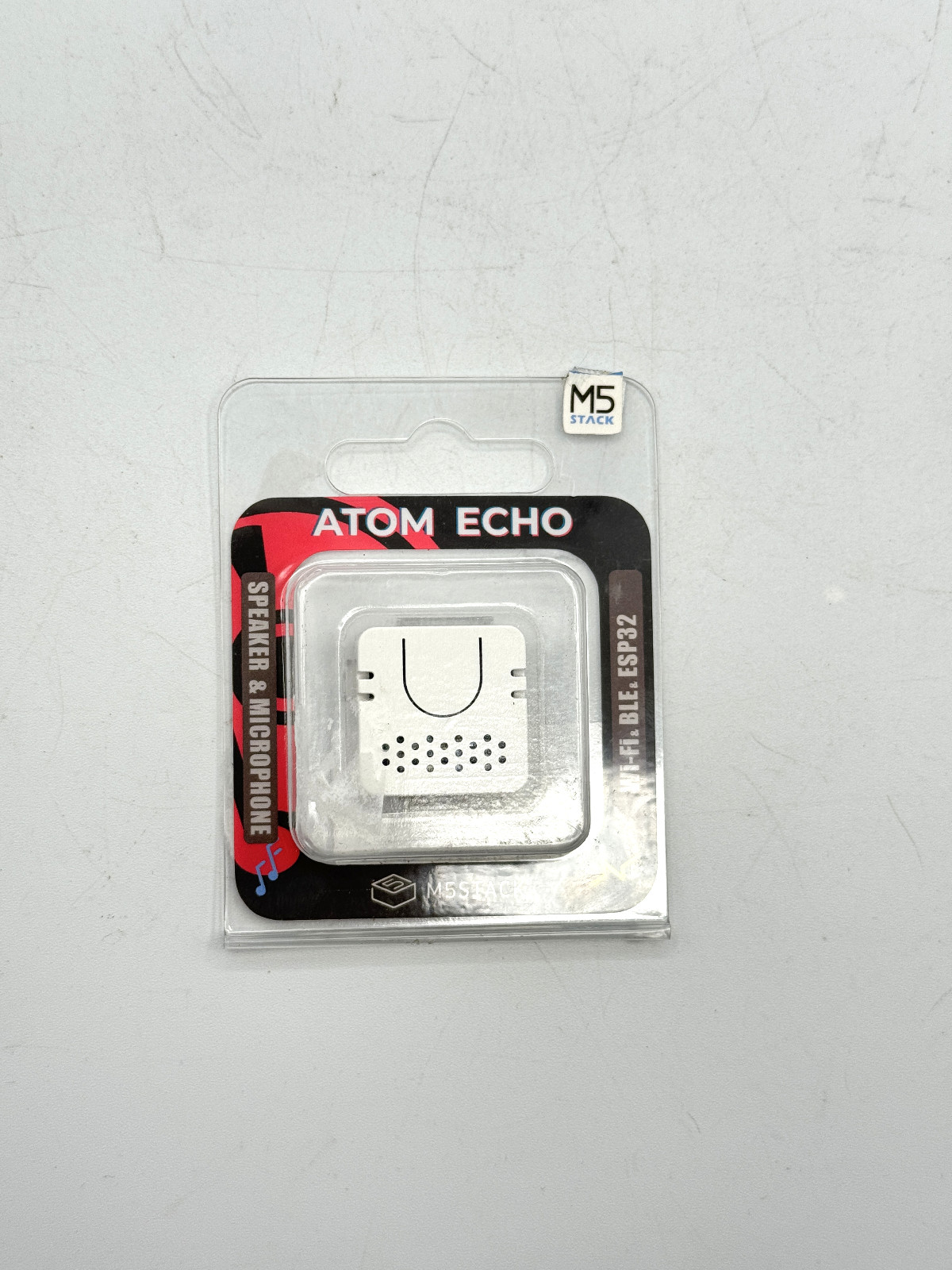 M5Stack ATOM Echo Programmable Smart Speaker Built-in ESP32 Bluetooth WiFi