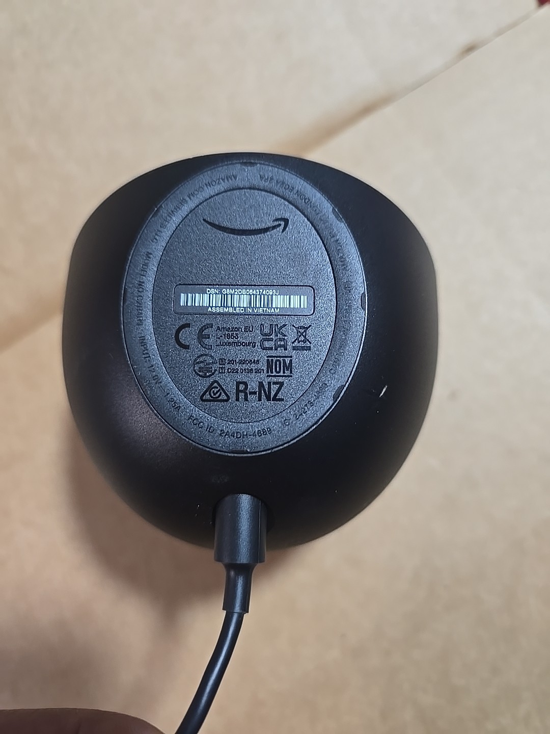 Amazon Echo Pop C2H4R9 Black Bluetooth Smart Speaker With Alexa