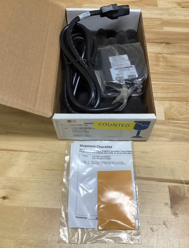 Crestron FTA-PWR-102 AC Power Outlet Module